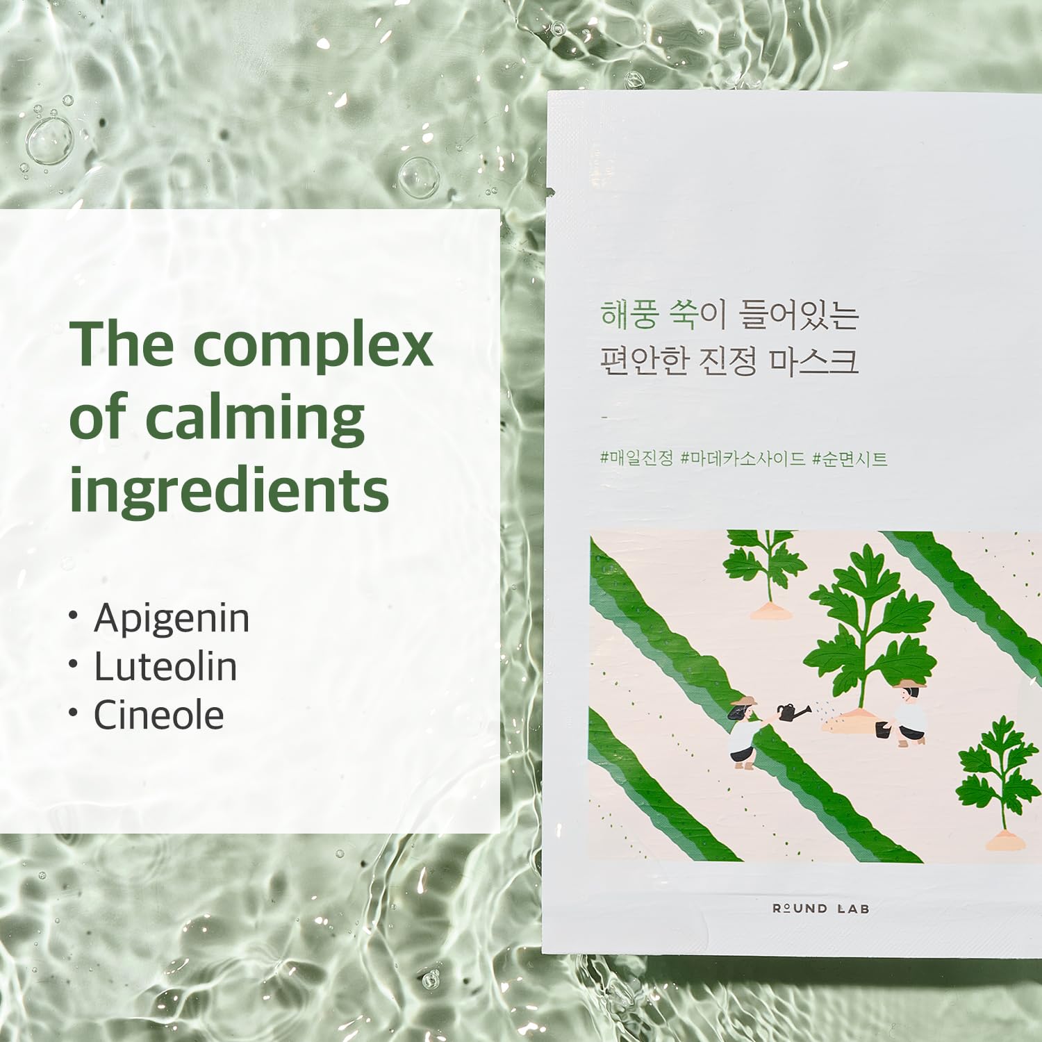 ROUND LAB Mugwort Calming Mask Sheet - H ART