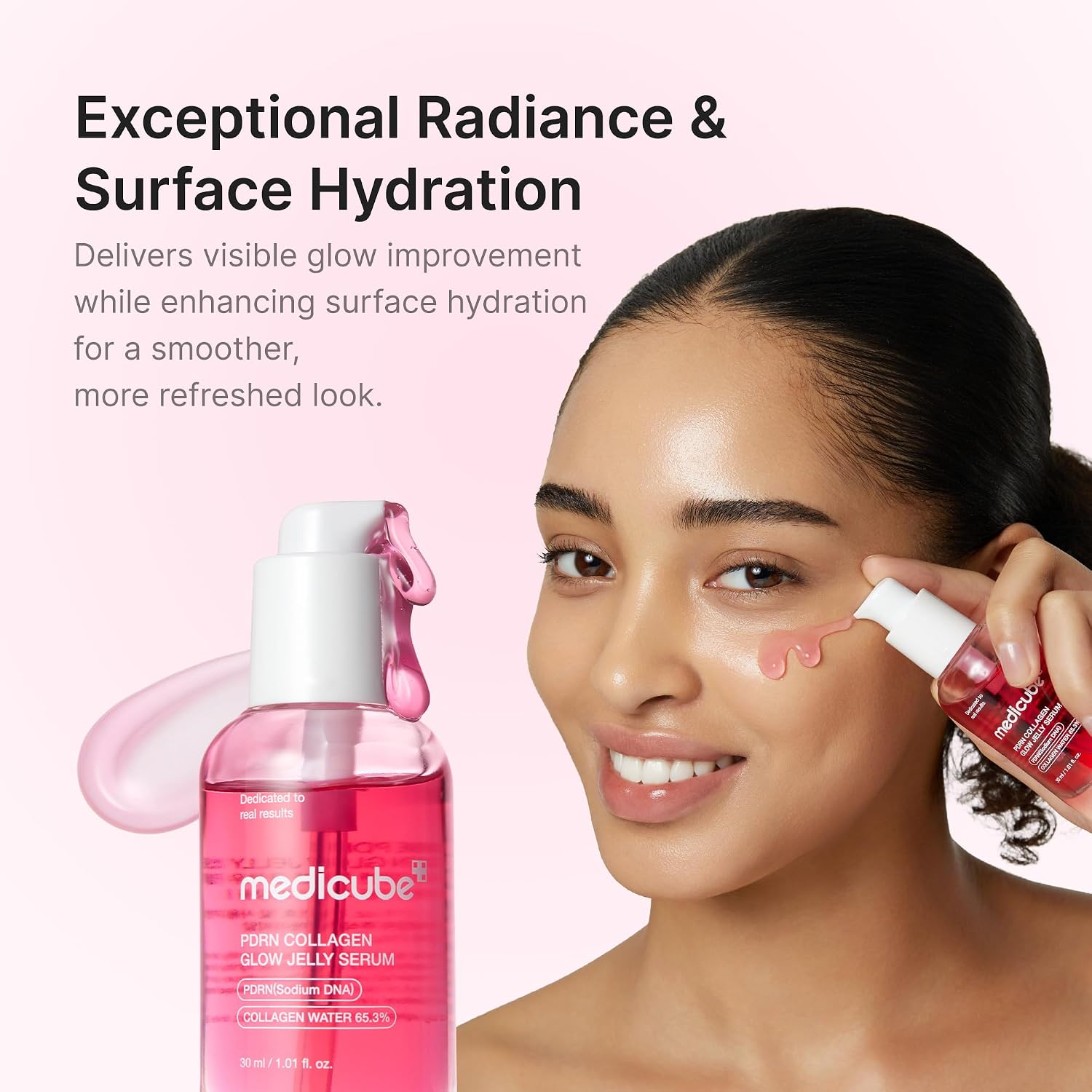 Medicube PDRN Pink Collagen Glow Jelly Serum 30mL