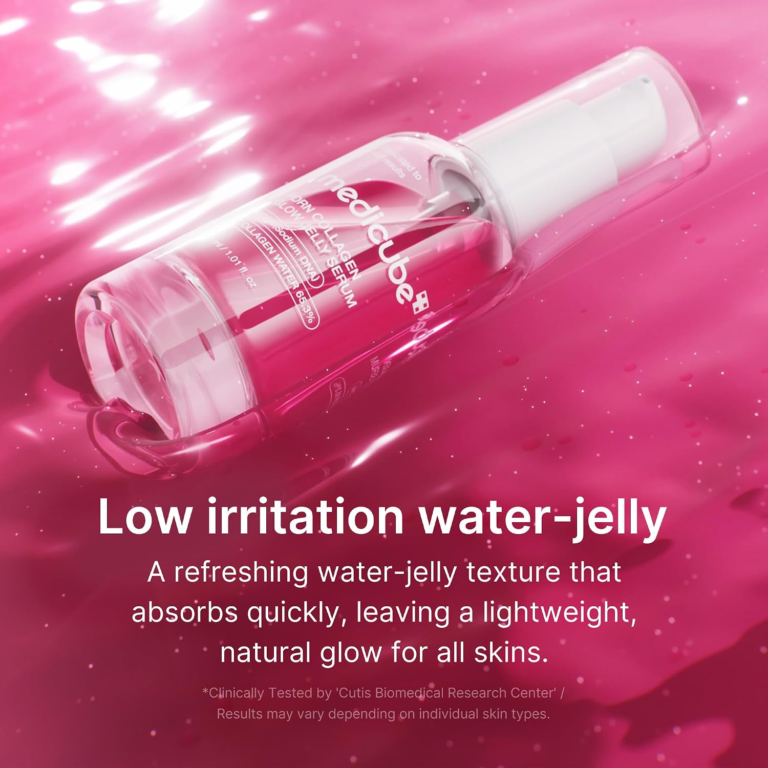 Medicube PDRN Pink Collagen Glow Jelly Serum 30mL