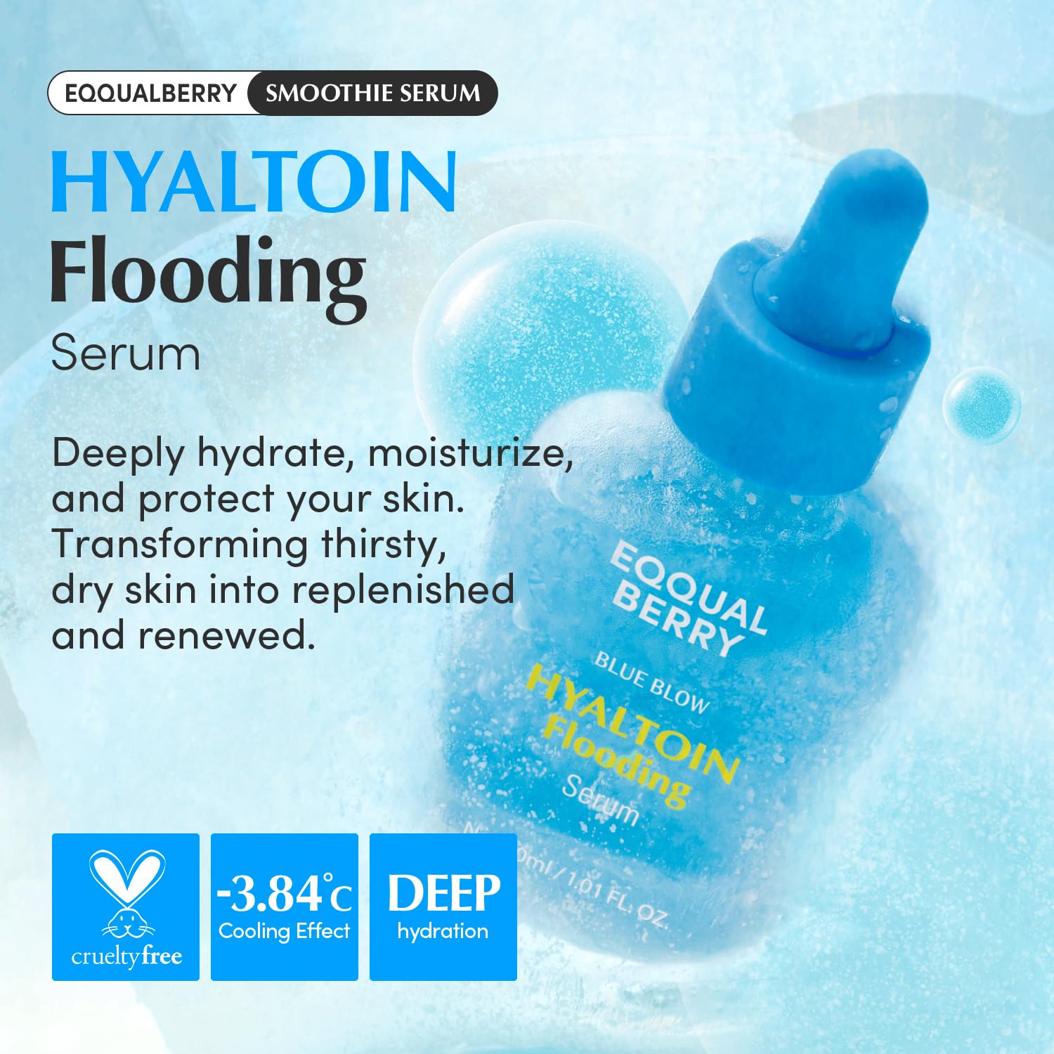 EQQUALBERRY Hyaltoin Flooding Serum 30mL