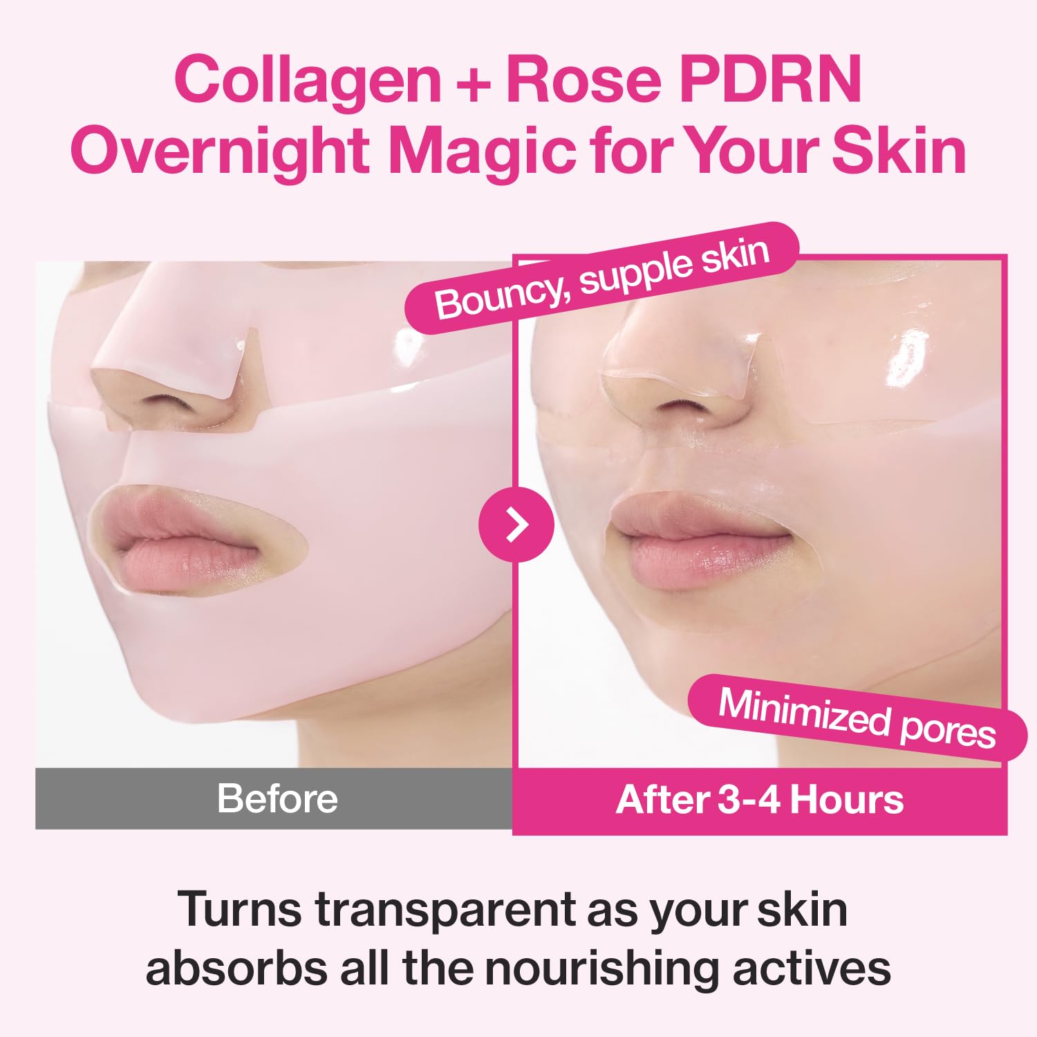 numbuzin No.2 Rose PDRN Overnight Collagen Mask 1EA