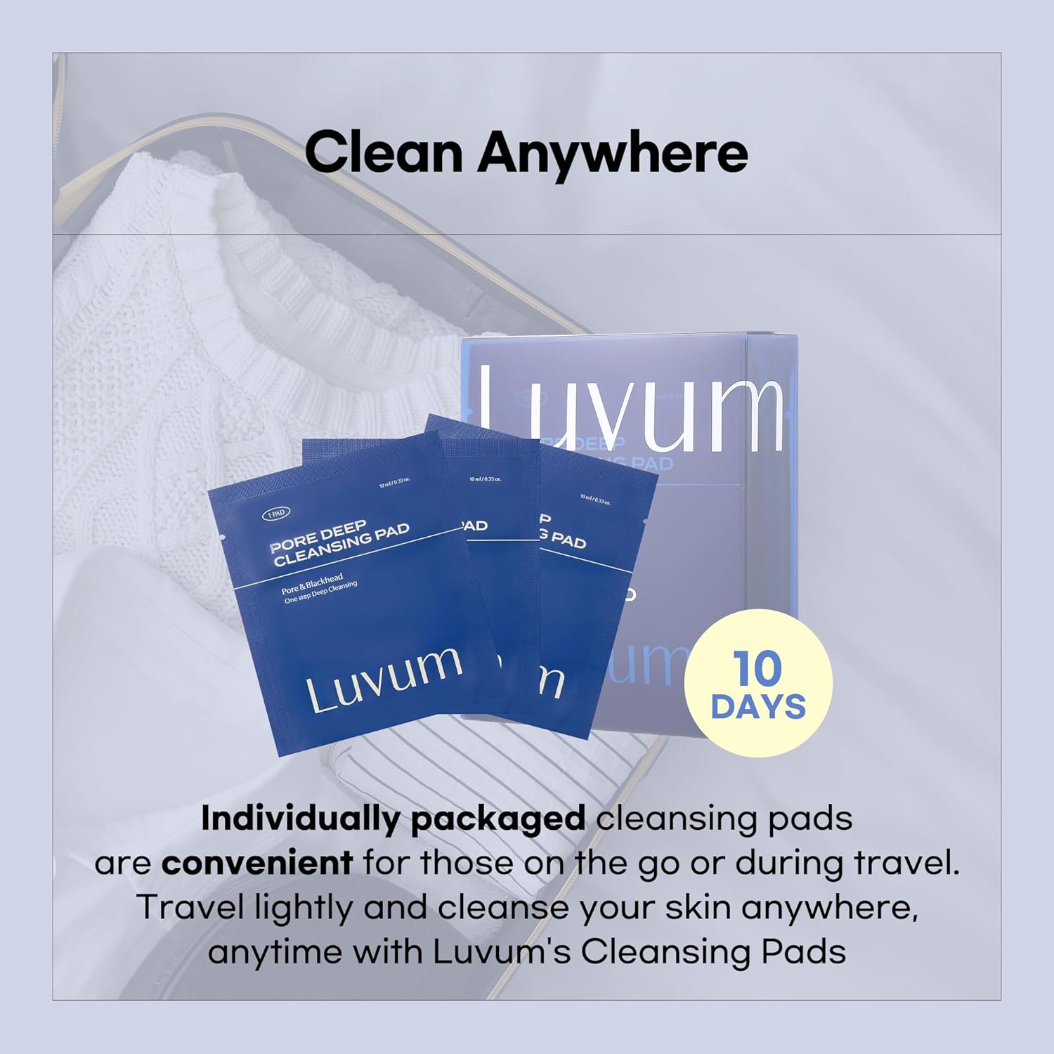 Luvum Pore Deep Cleansing Pad 10 Pcs