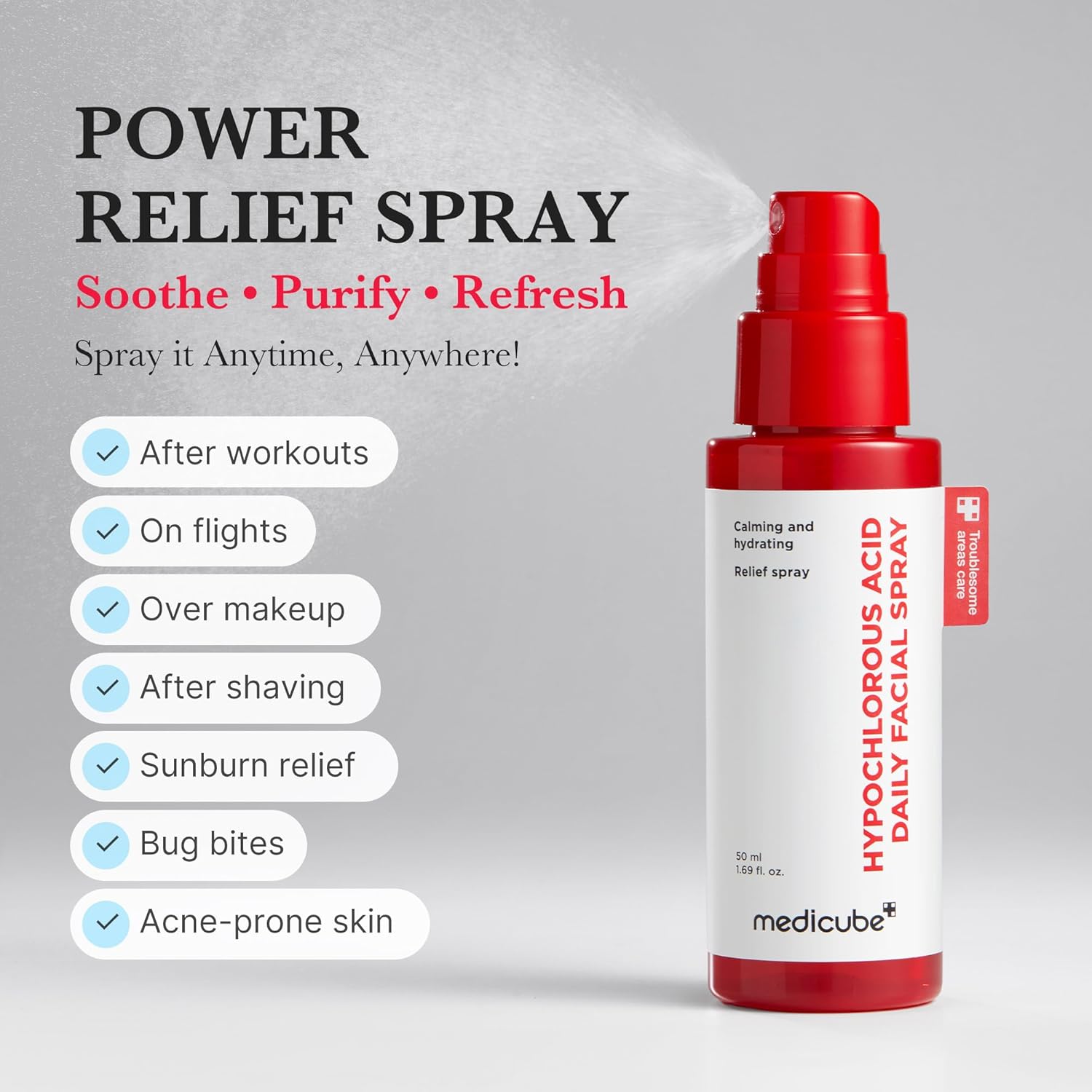 Medicube Hypochlorous Acid Daily Facial Spray 50mL