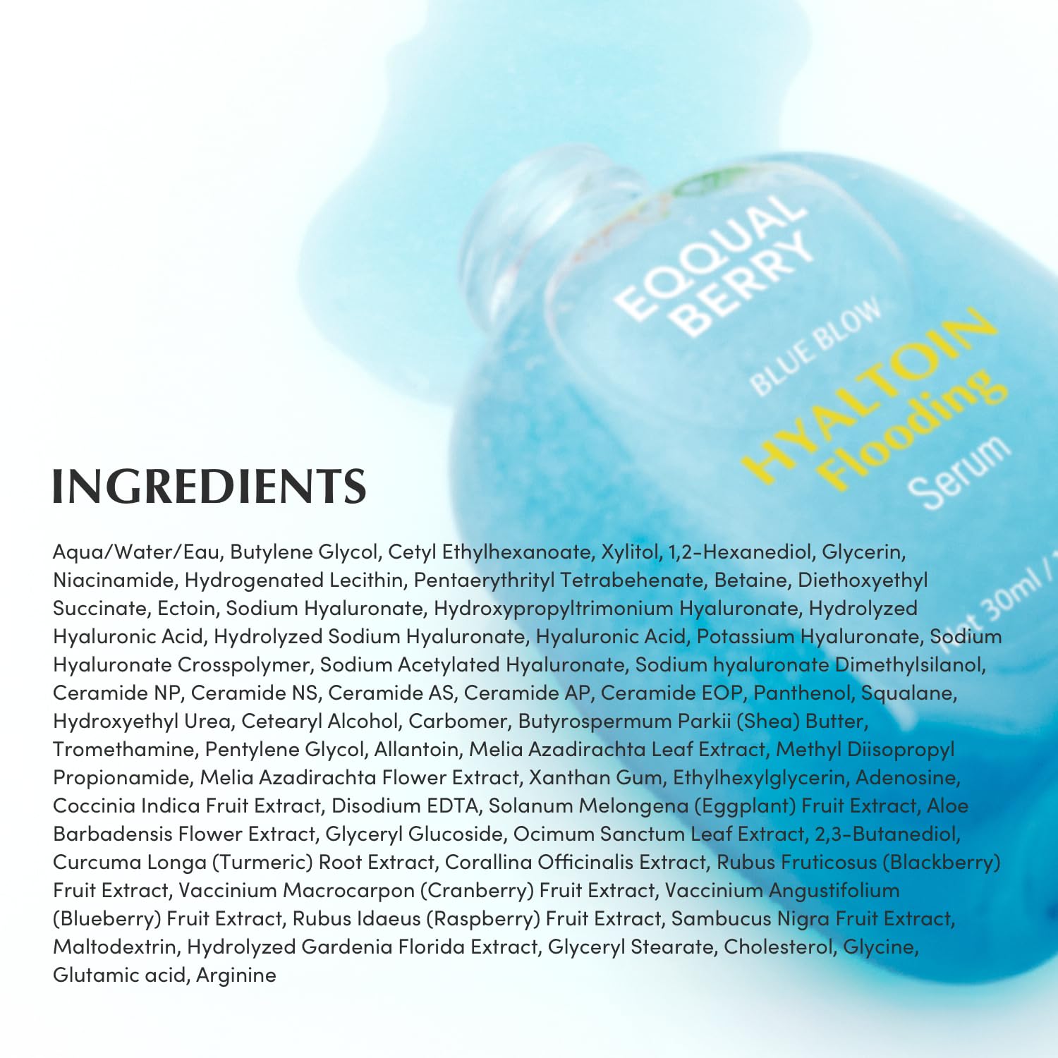 EQQUALBERRY Hyaltoin Flooding Serum 30mL