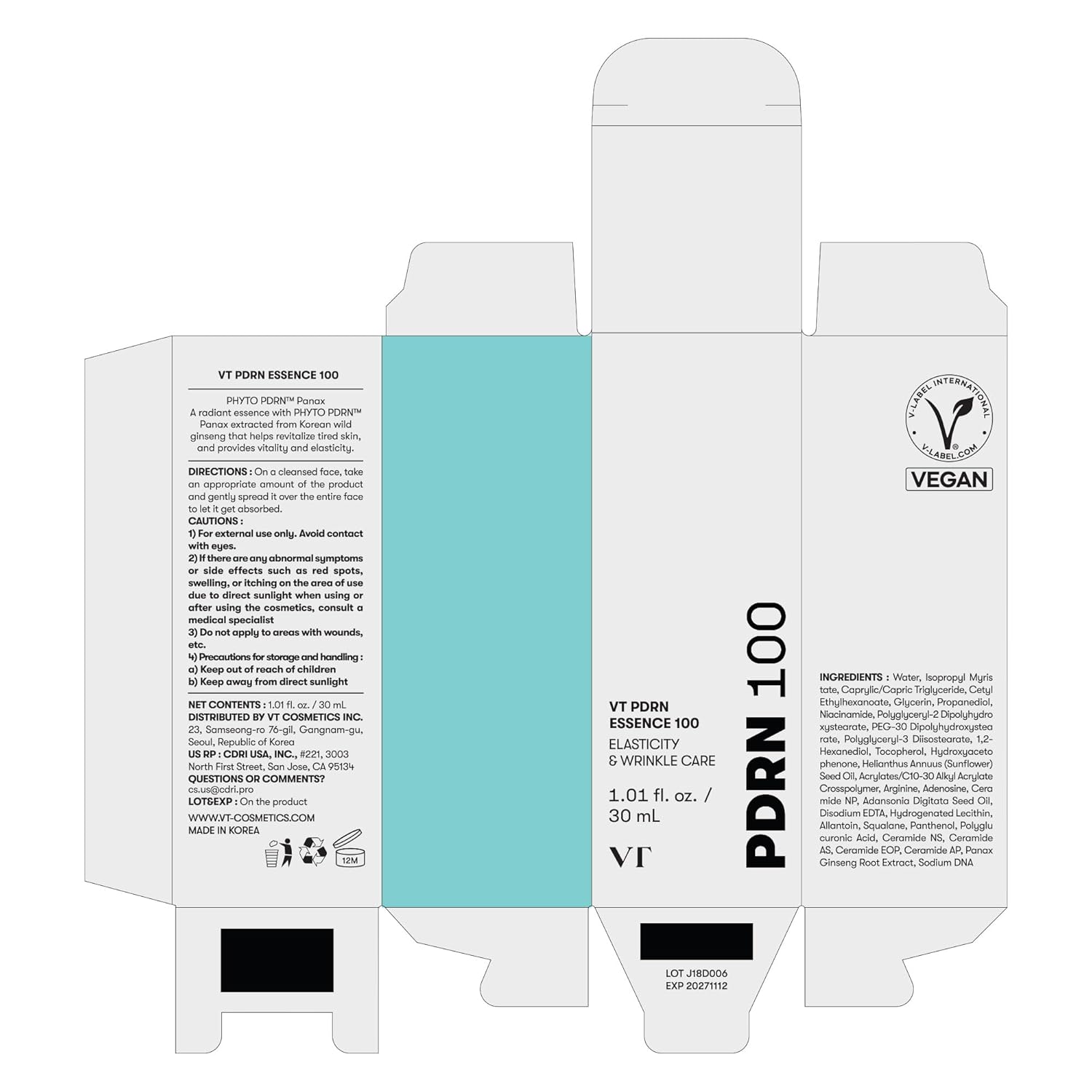 VT PDRN Essence 100 30ml - H ART