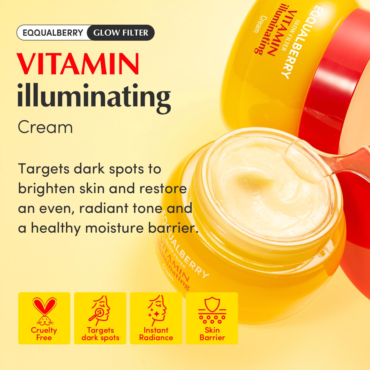 EQQUALBERRY Vitamin Illuminating Cream 50mL
