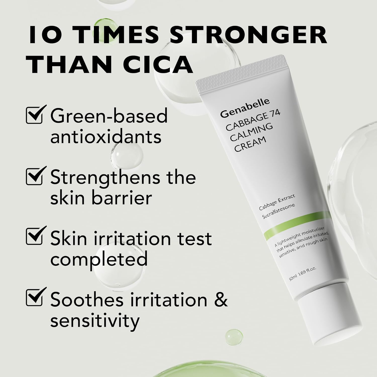 Genabelle Cabbage 74 Calming Cream 50mL