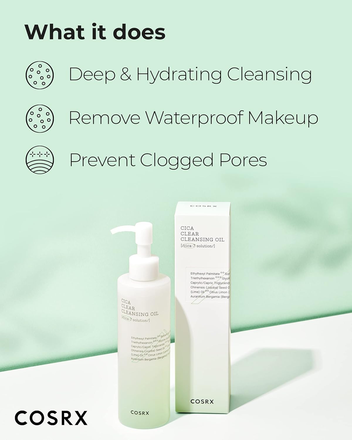 COSRX Pure Fit Cica Clear Cleansing Oil 200ml - H ART