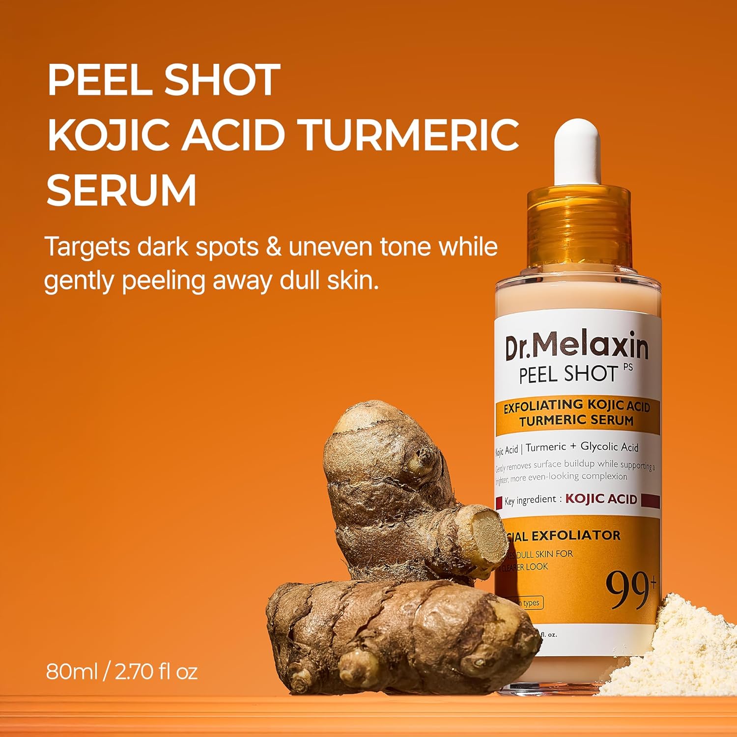 Dr.Melaxin Peel Shot kojic Acid Turmeric Serum 80mL