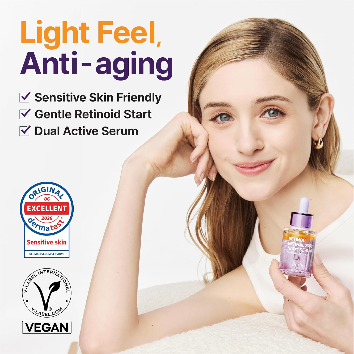 PURITO Retinol Retinal 2000 Nad+ Serum 30mL