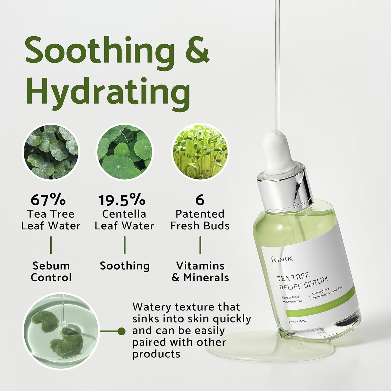 IUNIK Tea Tree Relief Serum 50ml - H ART
