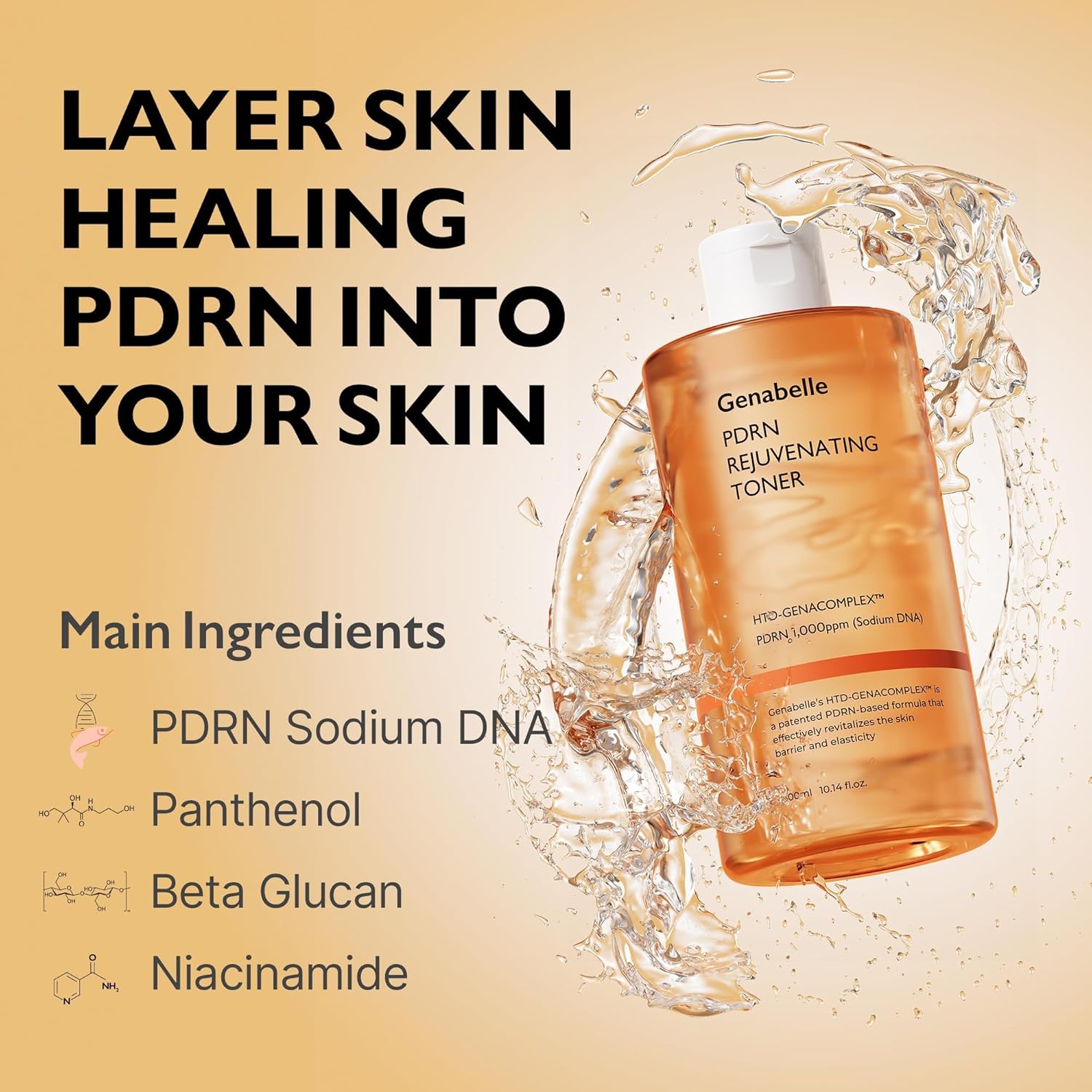 Genabelle PDRN Rejuvenating Toner 300mL