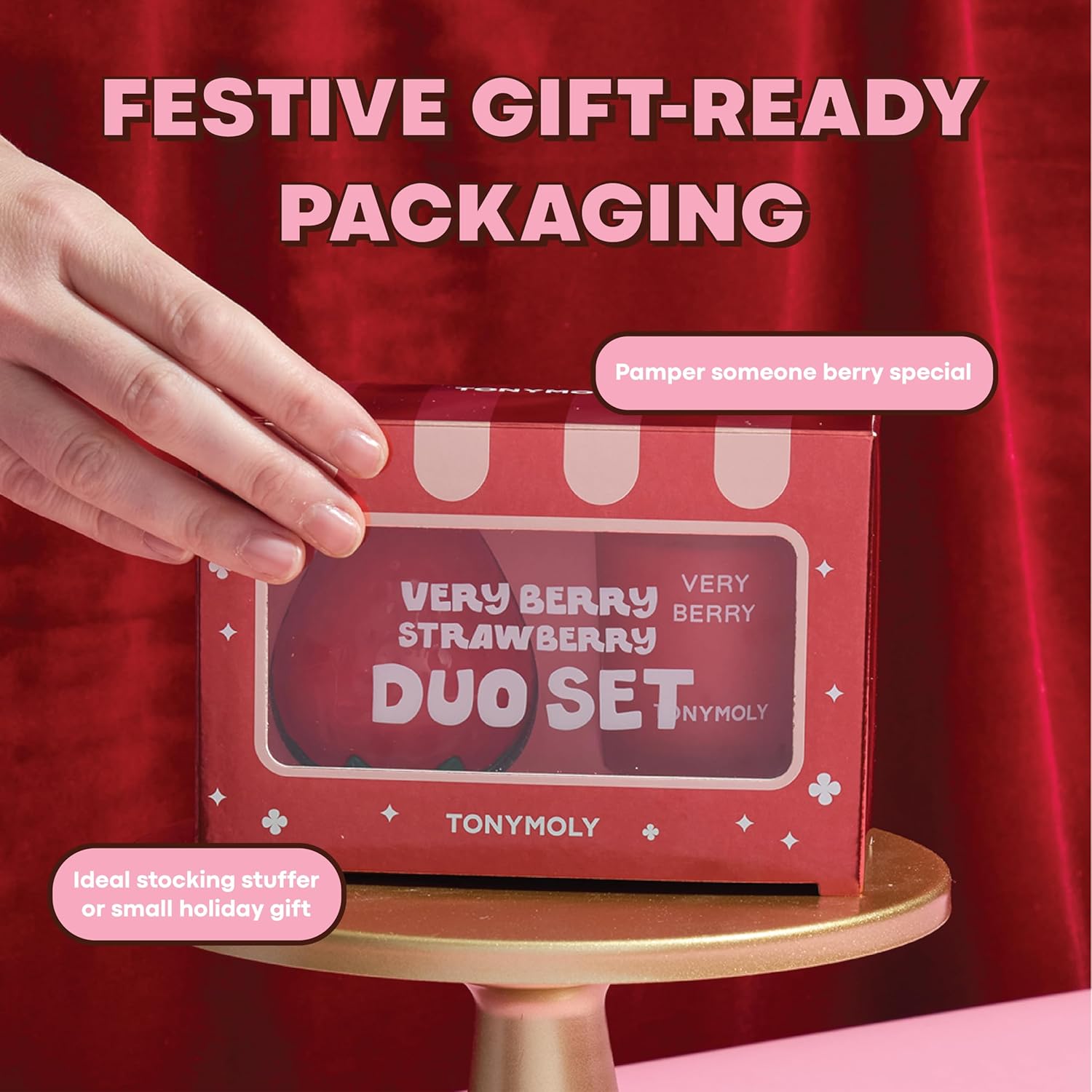 TONYMOLY Hand Butter + Candle Set - Very Berry Duo