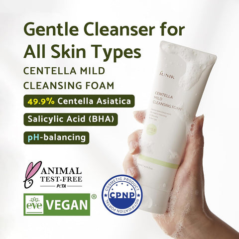 IUNIK Centella Mild Cleansing Foam 120ml - H ART