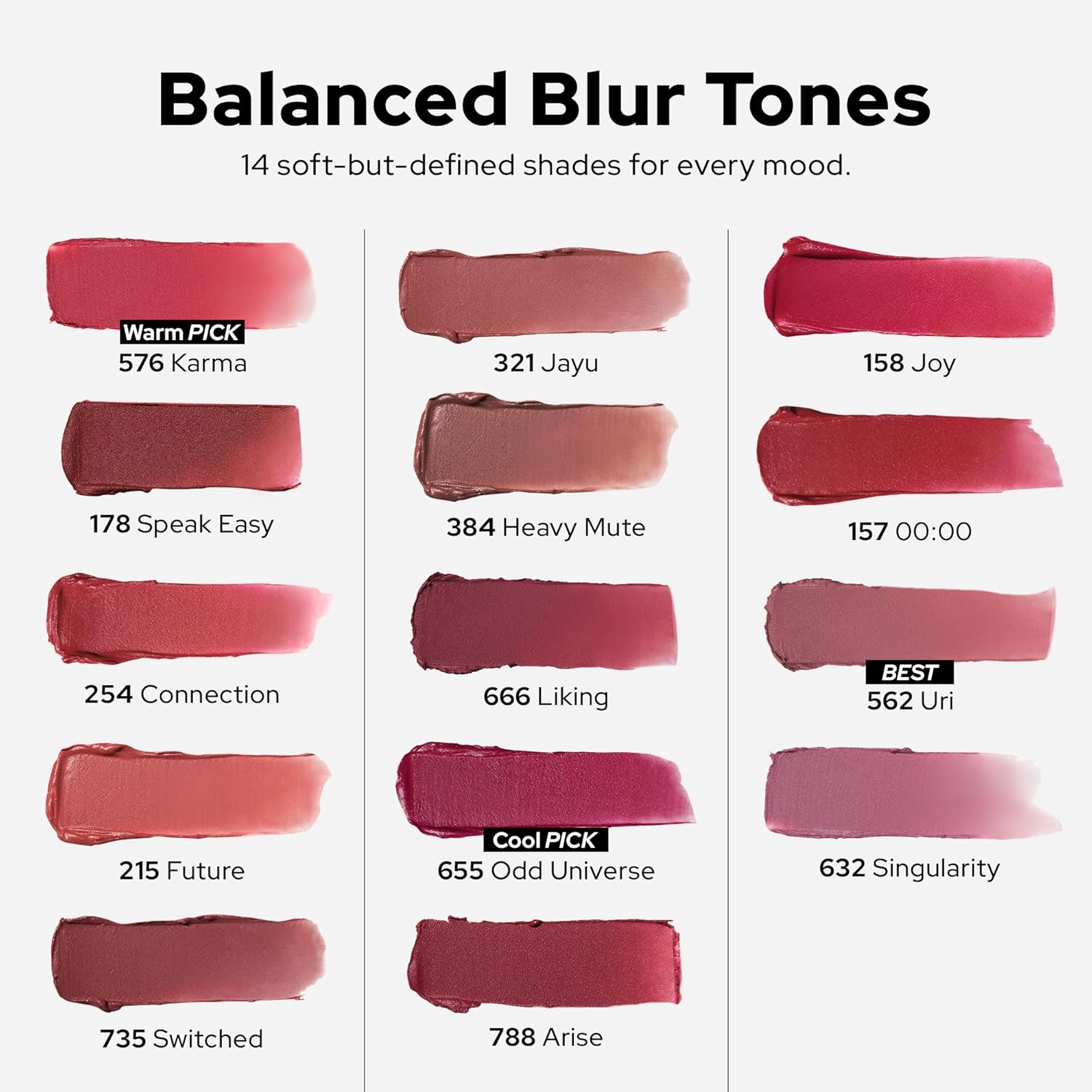 ODD TYPE Unseen blur tint - 7 Colors