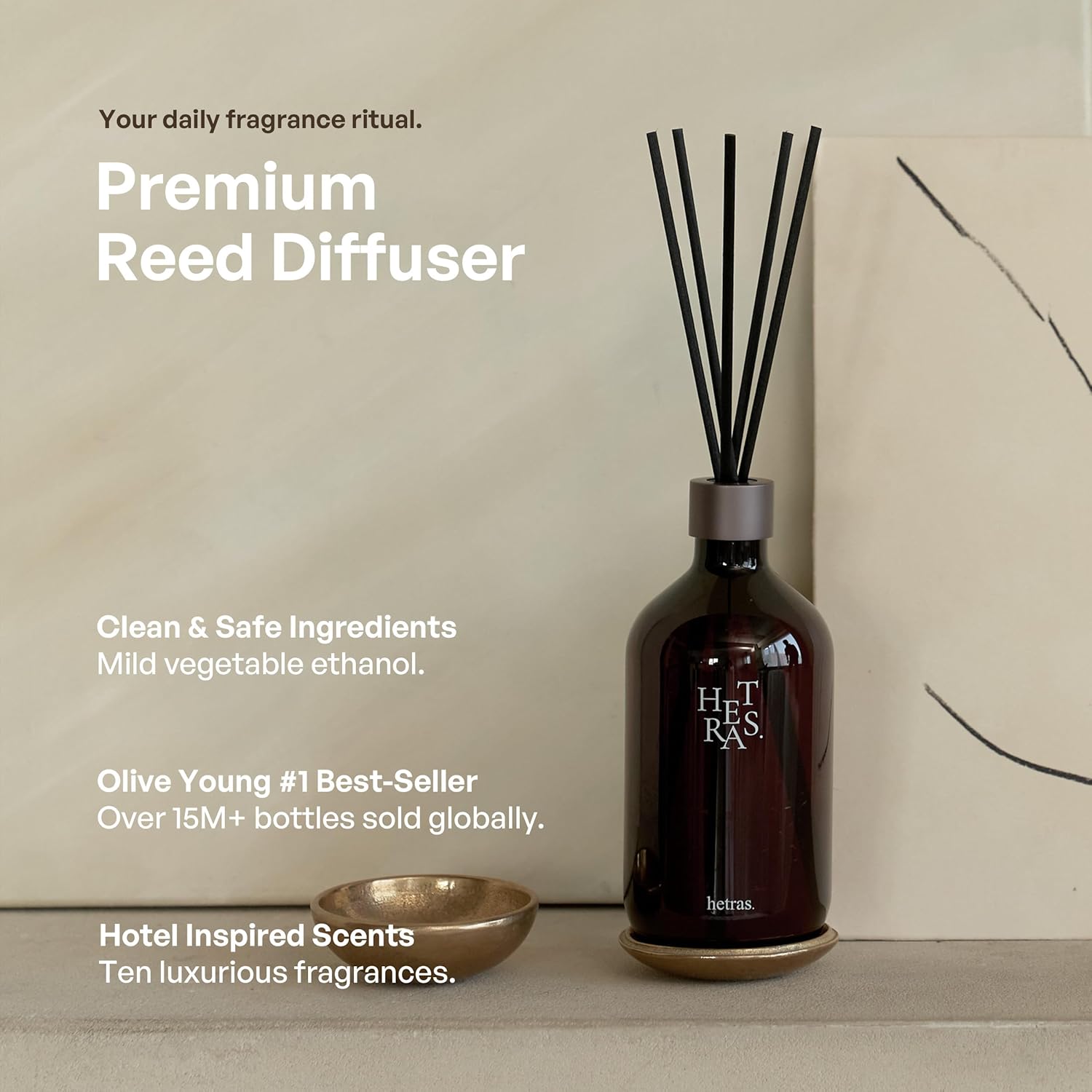 Hetras Premium Diffuser 500mL*2EA - 5 Types