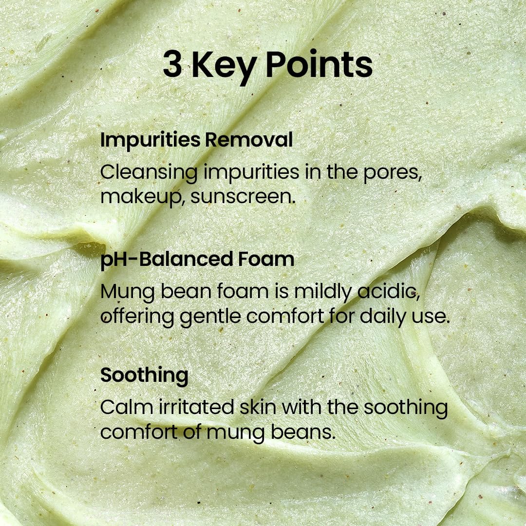 beplain Mung Bean Cleansing Foam 80ml - H ART