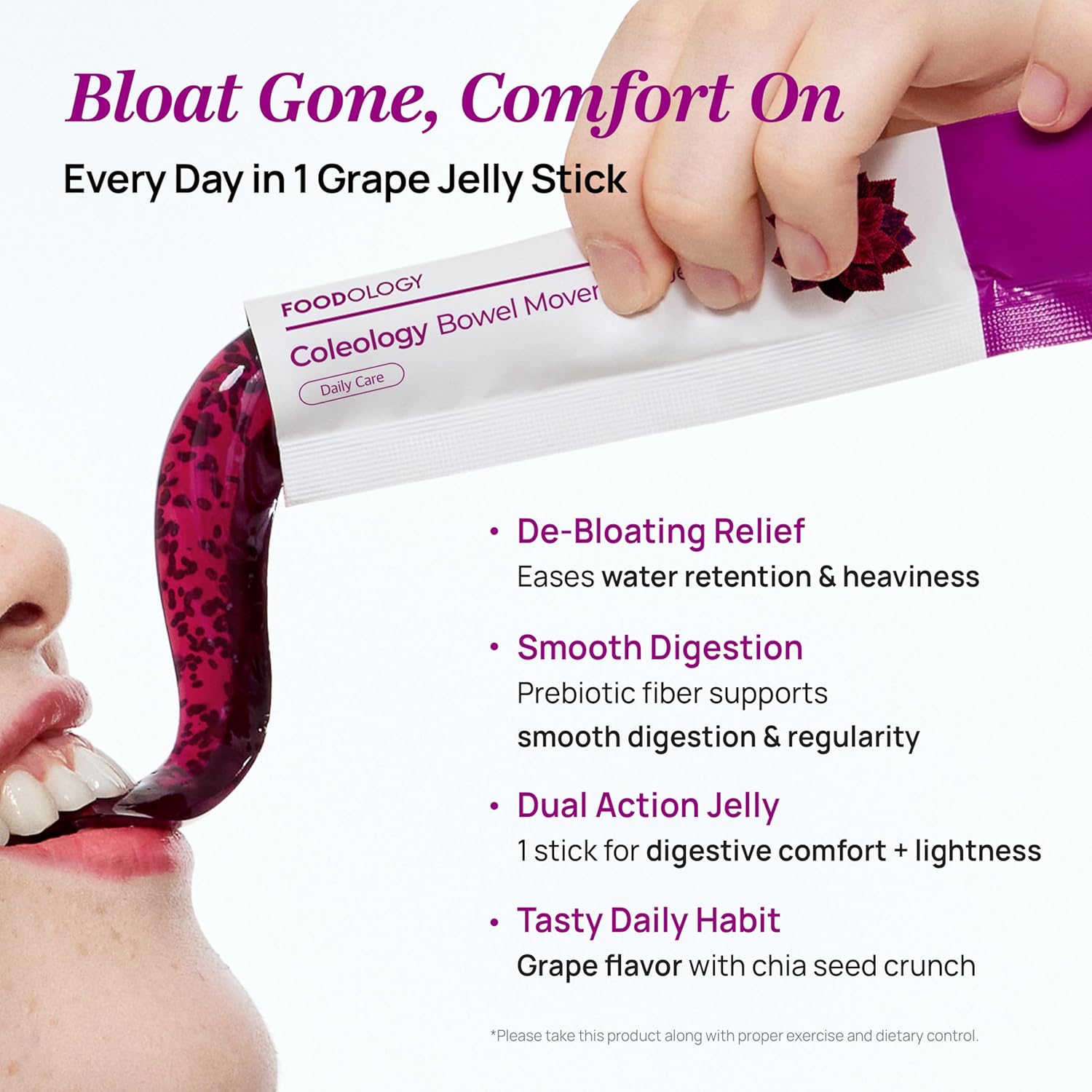 FOODOLOGY Coleology Bowel Movement Jelly 10 Sticks