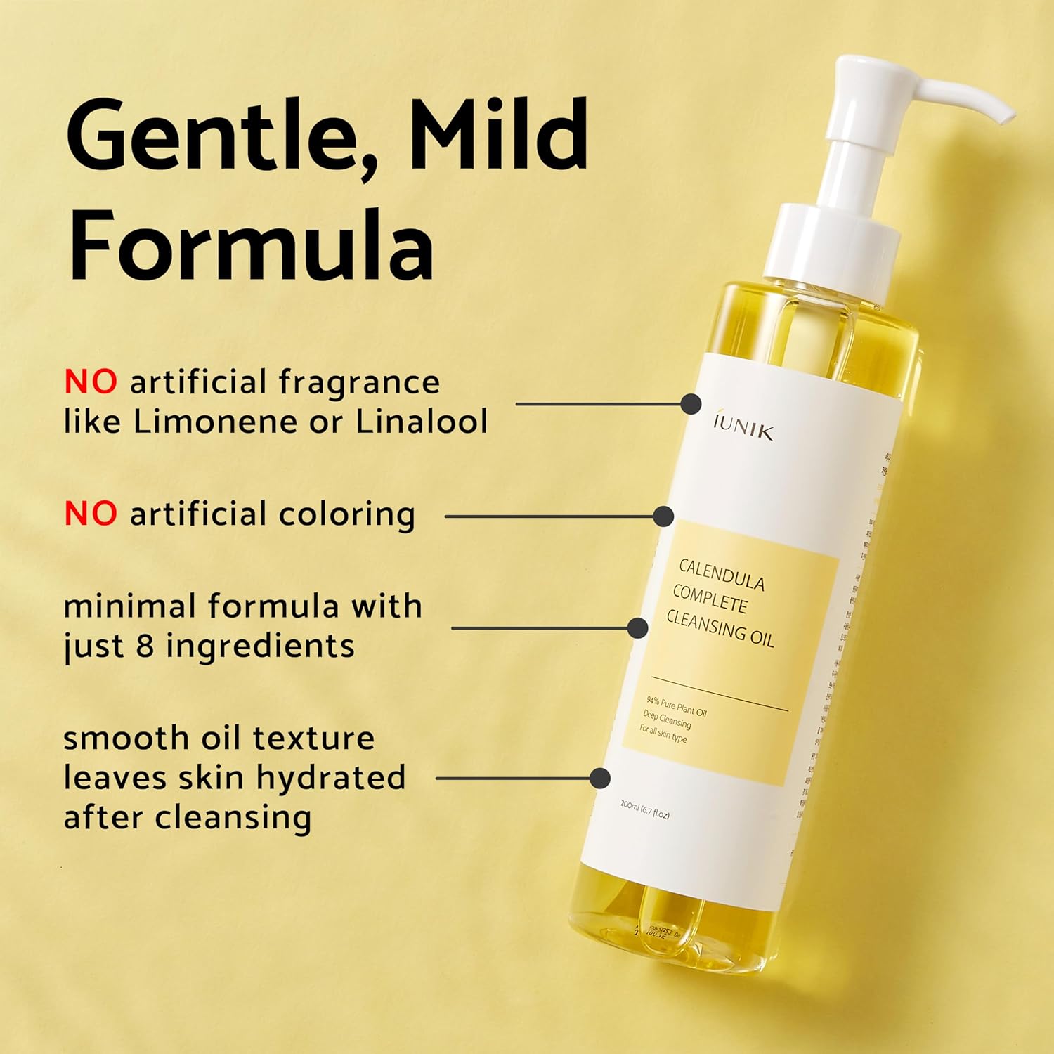 IUNIK Calendula Complete Cleansing Oil 200ml - H ART