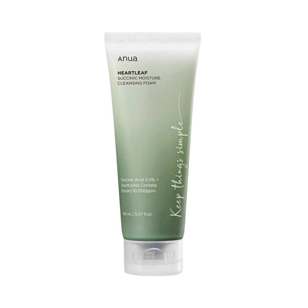 ANUA Heartleaf Succinic Moisture Cleansing Foam 150ml - H ART
