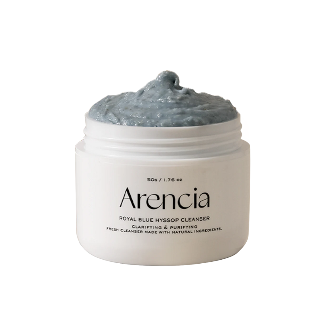 ARENCIA Royal Blue Hyssop Rice Mochi Cleanser 120g - H ART