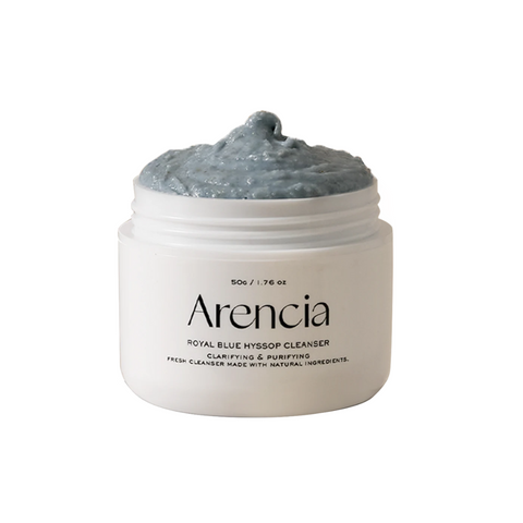 ARENCIA Royal Blue Hyssop Rice Mochi Cleanser 120g