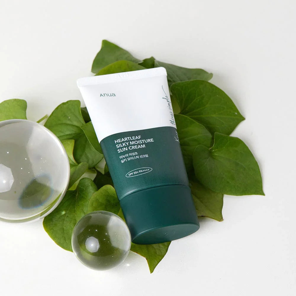 ANUA Heartleaf Silky Moisture Suncream 50ml