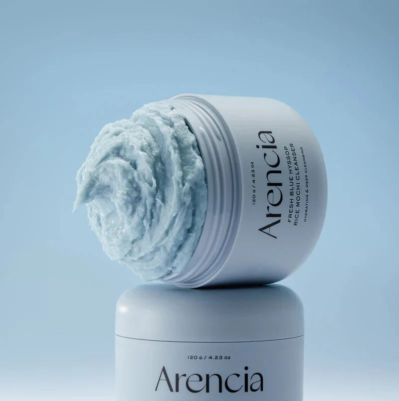 ARENCIA Royal Blue Hyssop Rice Mochi Cleanser 120g