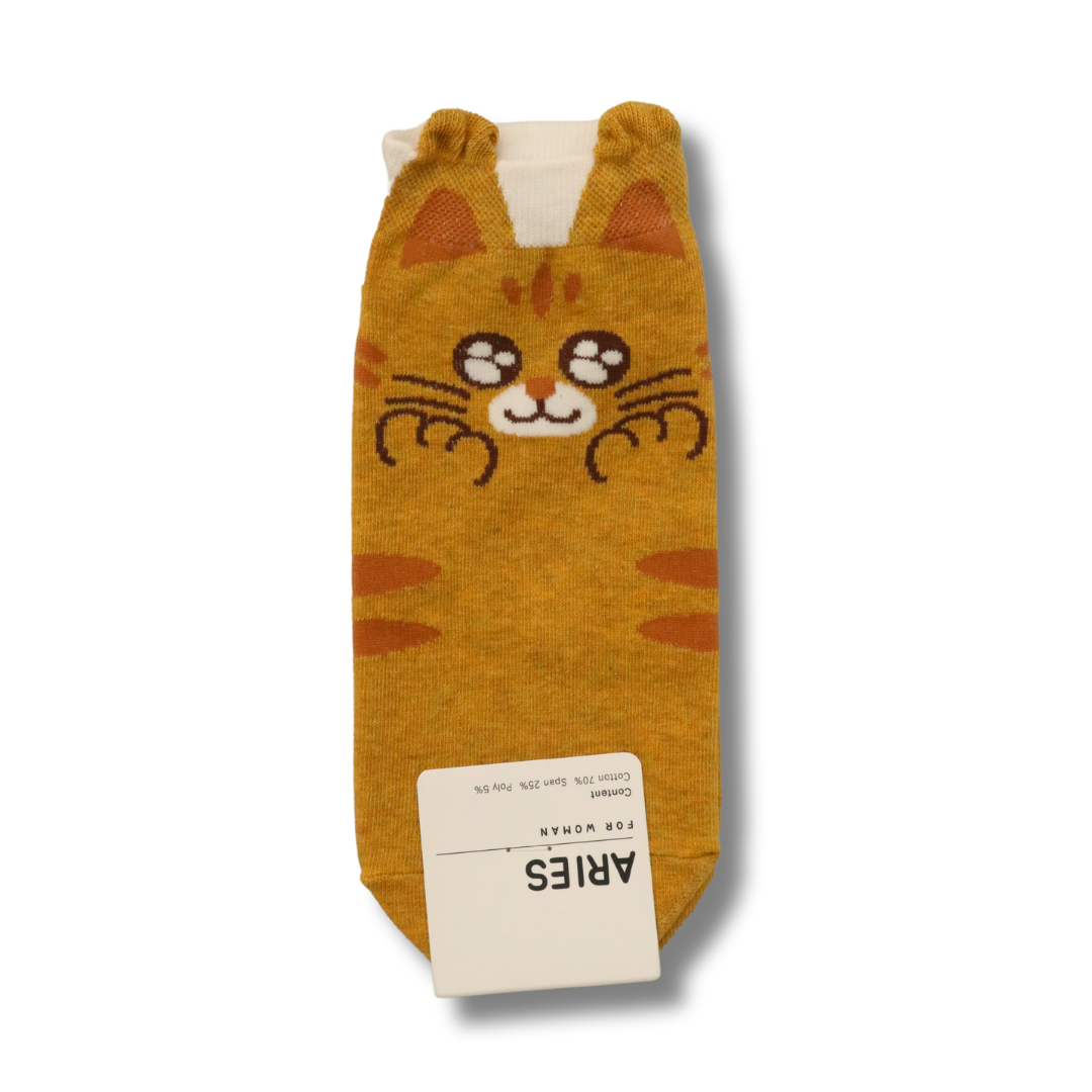 Aries Animal Bright Eyes Ankle Socks - 3 Colors - H ART