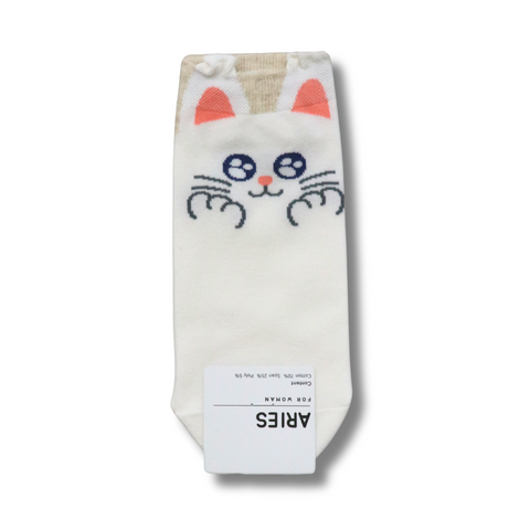 Aries Animal Bright Eyes Ankle Socks - 3 Colors