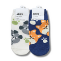 Aries Peeking Animal Ankle Socks - 4 Types - H ART