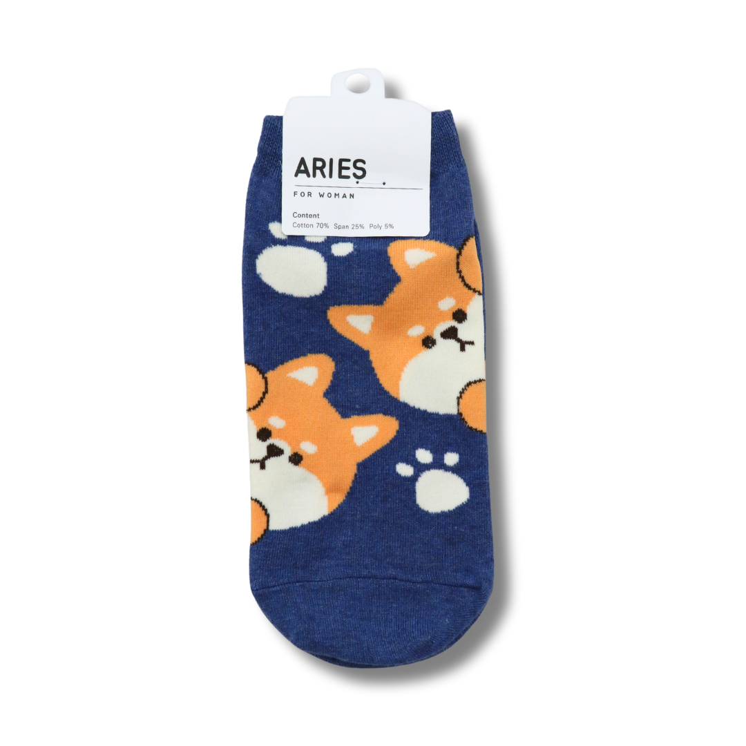 Aries Peeking Animal Ankle Socks - 4 Types - H ART