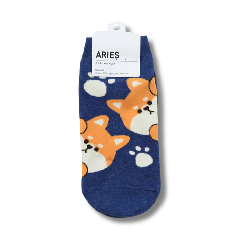 Aries Peeking Animal Ankle Socks - 4 Types