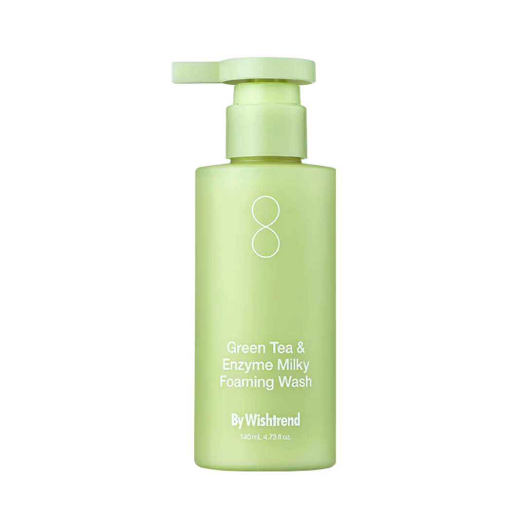 By Wishtrend Green Tea & Enzyme Milky Foaming Wash 140ml