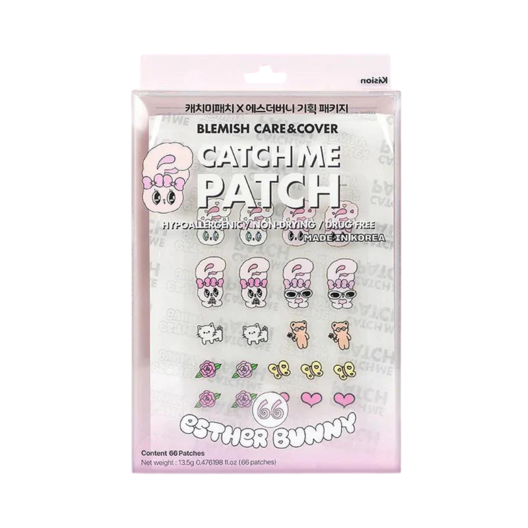 CATCH ME PATCH Emoticon Pink Esther Bunny 66pcs