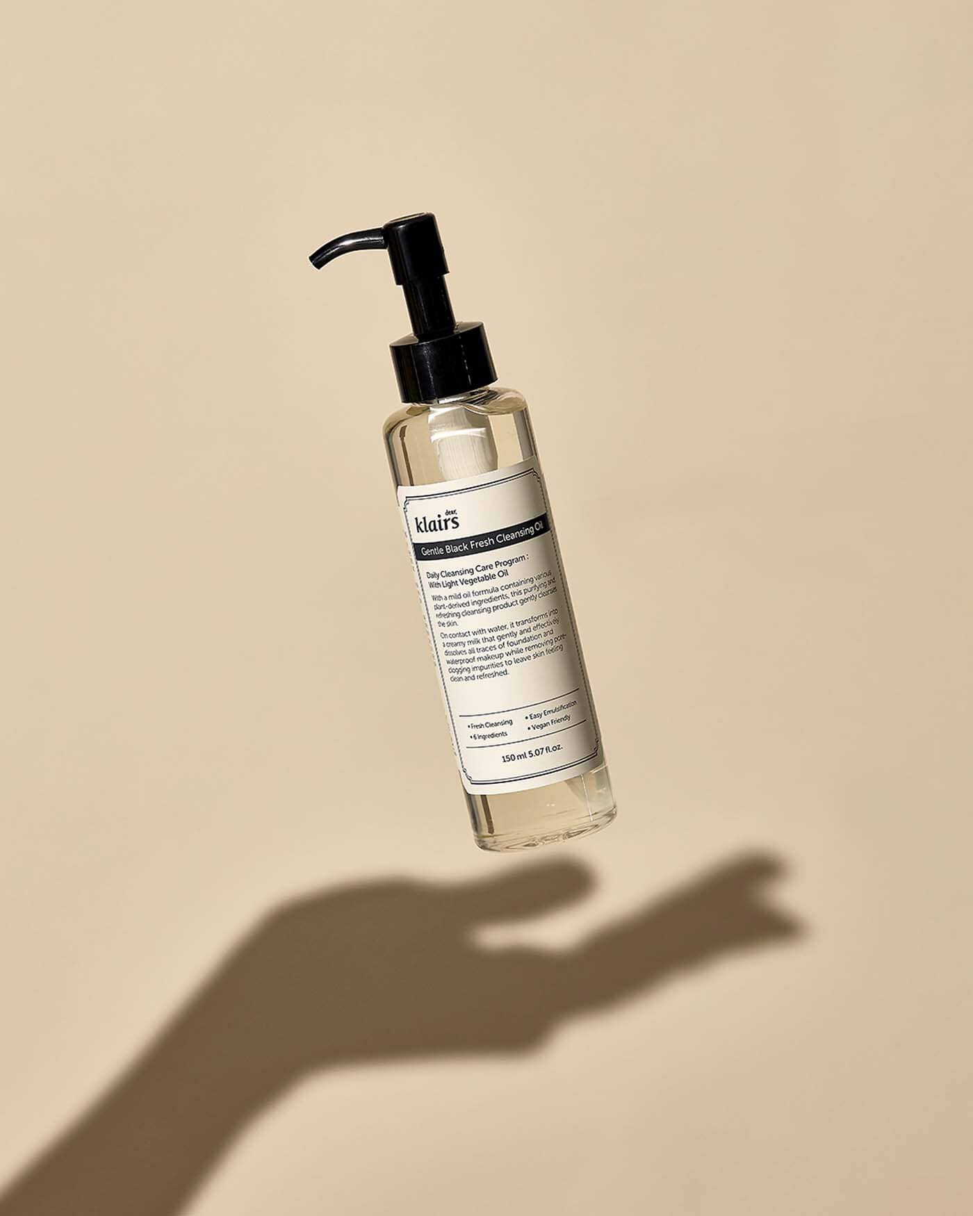 Dear, Klairs Gentle Black Fresh Cleansing Oil 150 mL