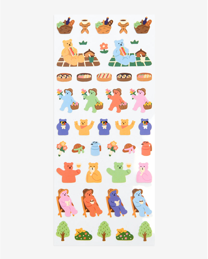 Dailylike Diary Removable Seal Sticker 30 Picnic - H ART