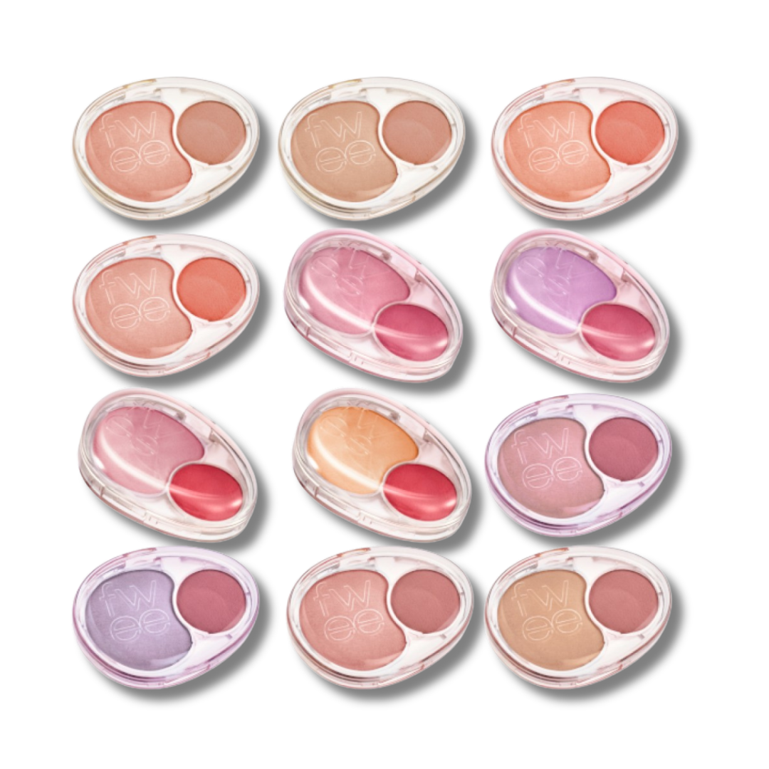 FWEE Mellow Dual Blusher 6 Colors - H ART