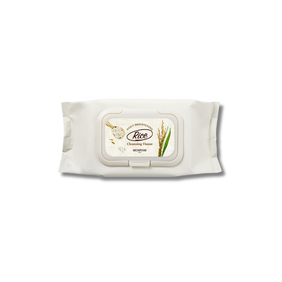 SKINFOOD Rice Daily Brightening Cleansing Tissue 80EA - H ART