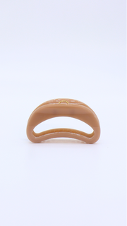 H ART Large Hollow Hair Claw Brown