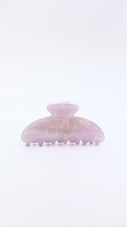 H ART Marble Hair Claw Clip Purple