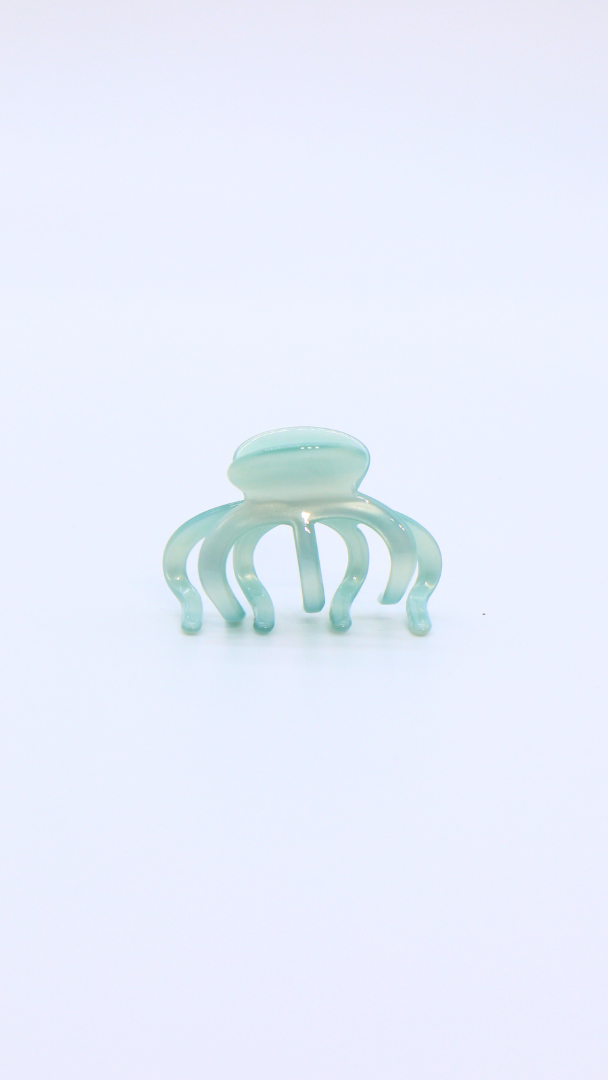H ART Octopus Hair Claw Clip Light Blue