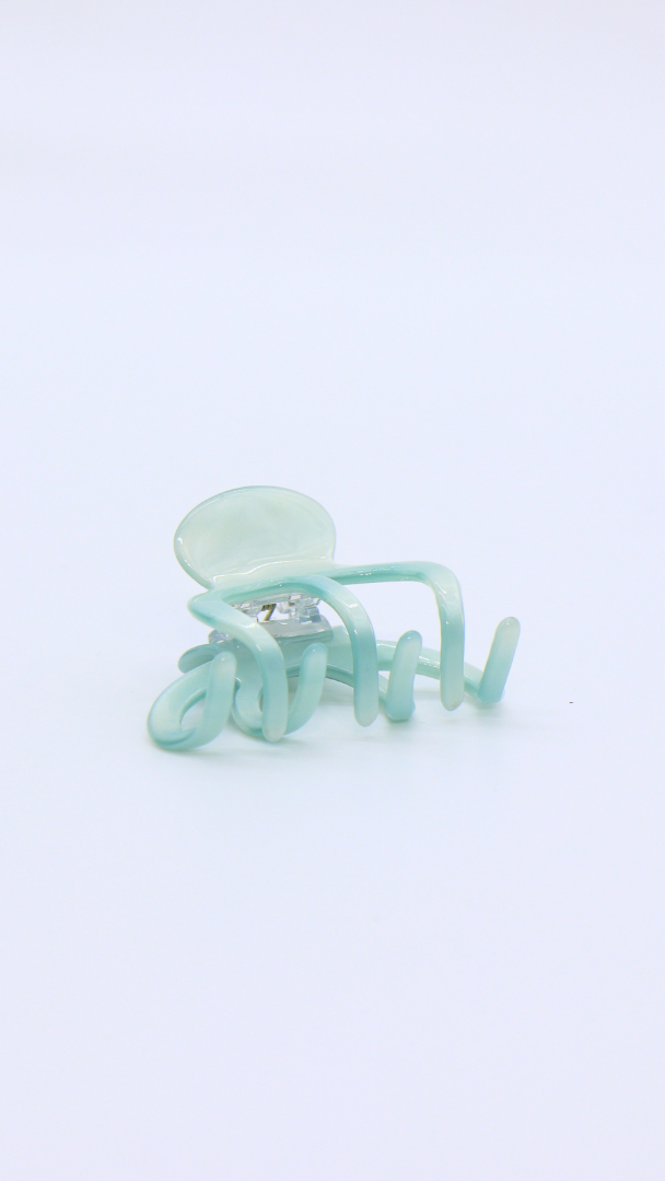H ART Octopus Hair Claw Clip Light Blue
