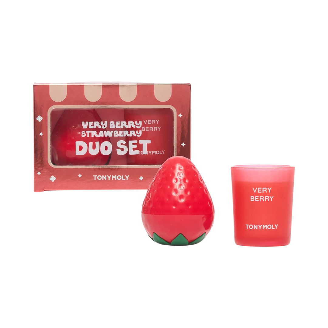 TONYMOLY Hand Butter + Candle Set - Very Berry Duo