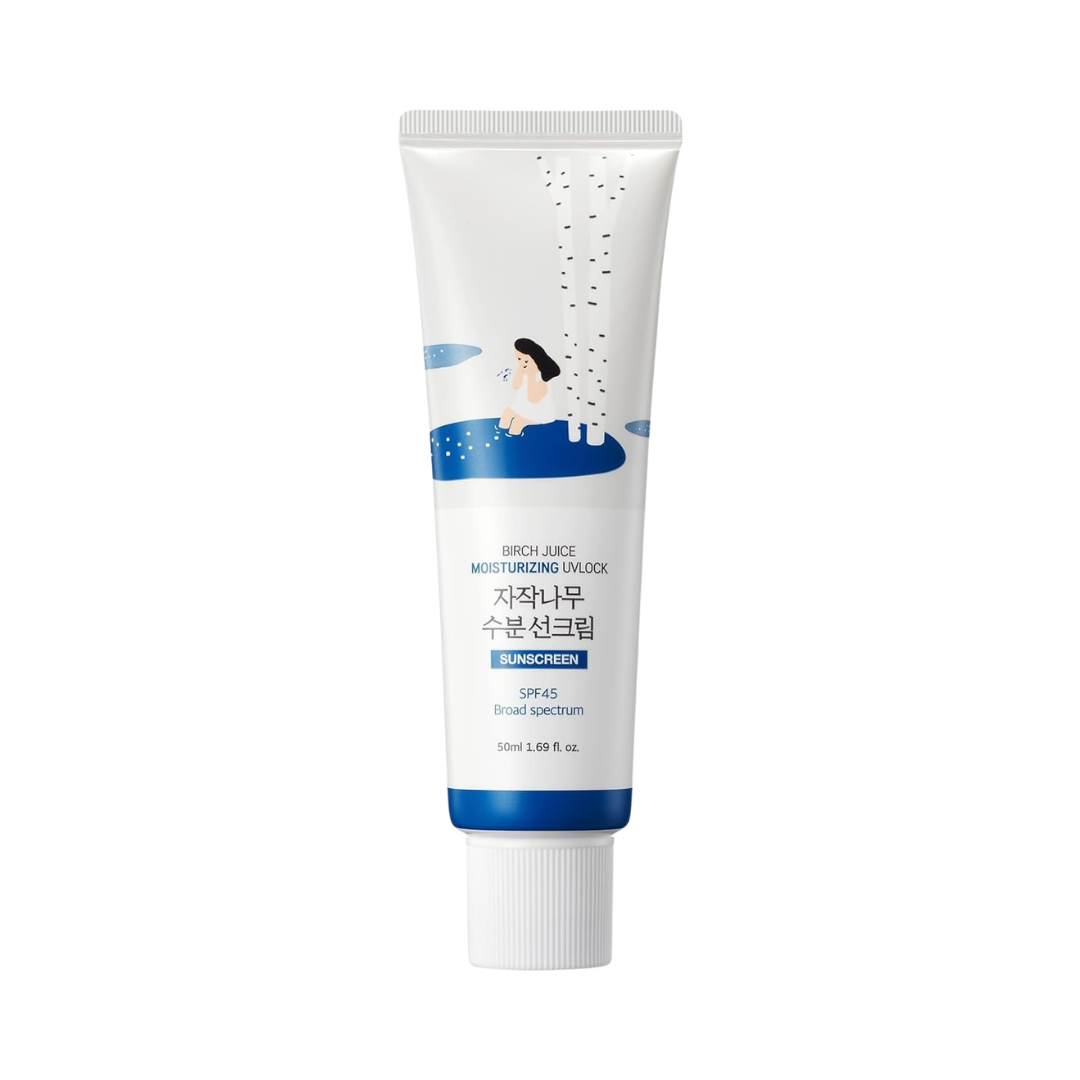 ROUND LAB Birch Moisturizing Sunscreen UVLock SPF 45+ Broad Spectrum 50mL