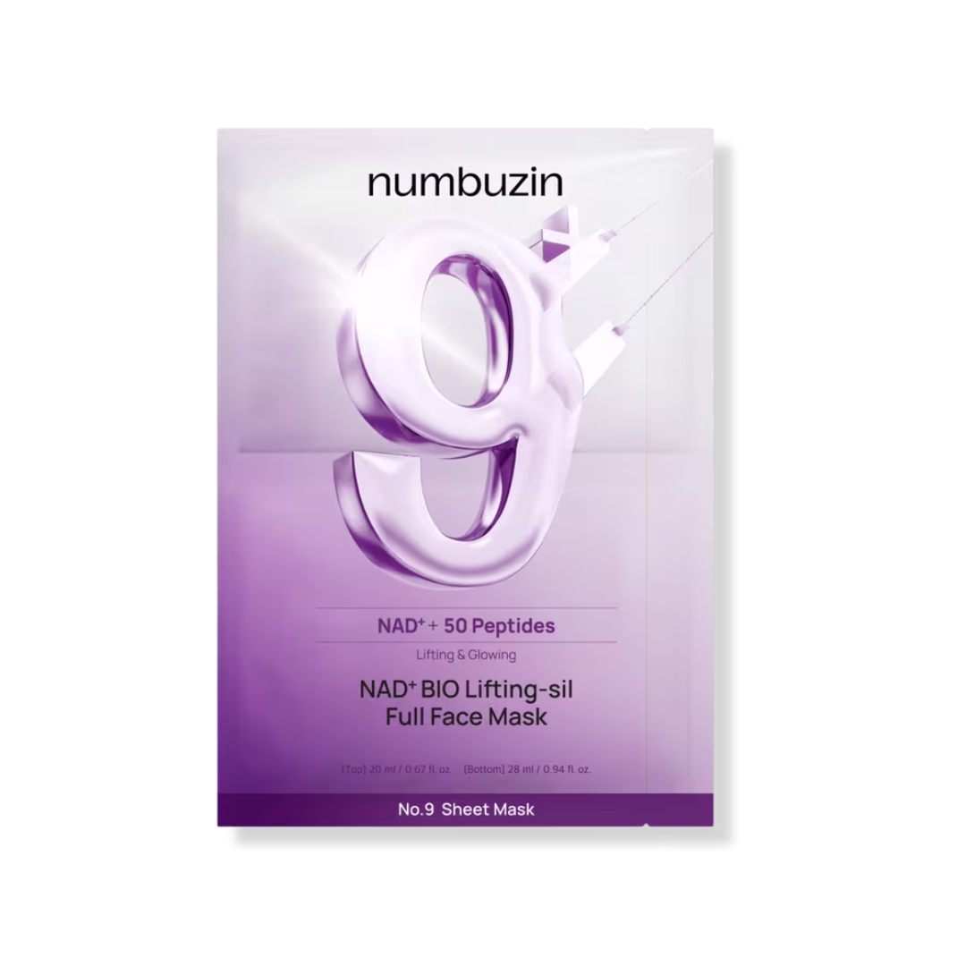 numbuzin No.9 NAD Bio Lifting-sil Full Cover Facial Mask 1EA