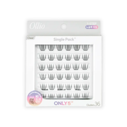 OLLIO No-Glue Lash Clear Single Pack Plus Wide 8mm