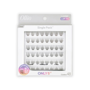 OLLIO No-Glue Lash Clear Single Pack Plus Short 10mm