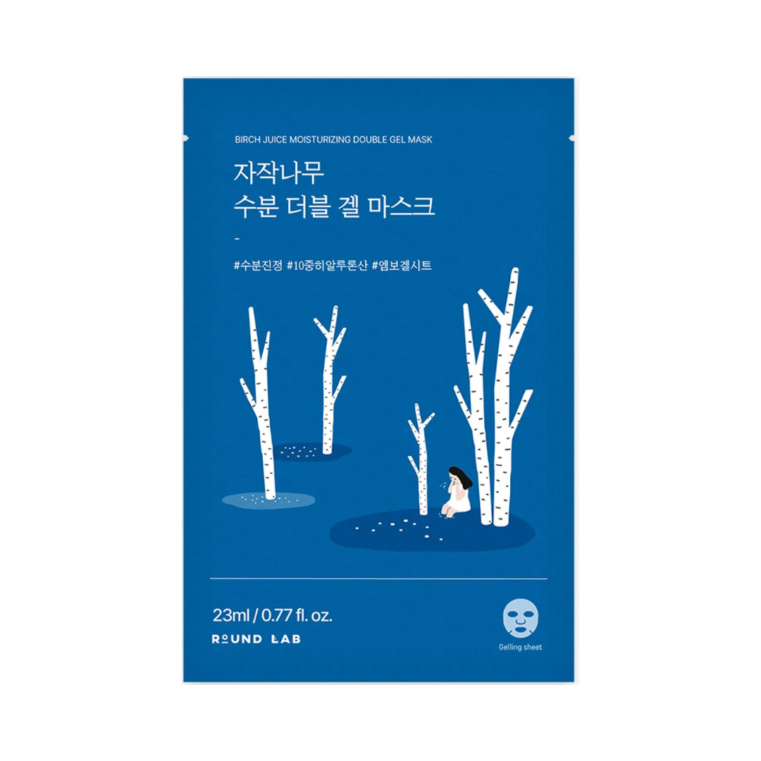 Round Lab Birch Moisturizing Double Gel Mask 1EA