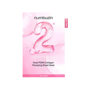 numbuzin No.2 Rose PDRN Collagen Plumping Mask 1EA